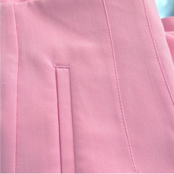 NWT ZARA HIGH-WAISTED PANTS in BUBBLE GUM - Picture 8 of 9